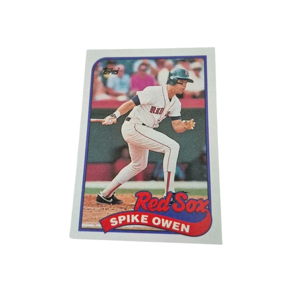 Spike Owen Red Sox Topps Baseball Card New